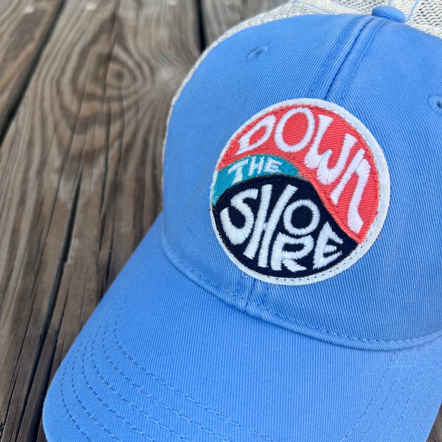Down the Shore Swirl Riptide Trucker