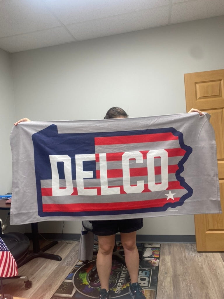 DELCO Star & Stripes Beach Towel