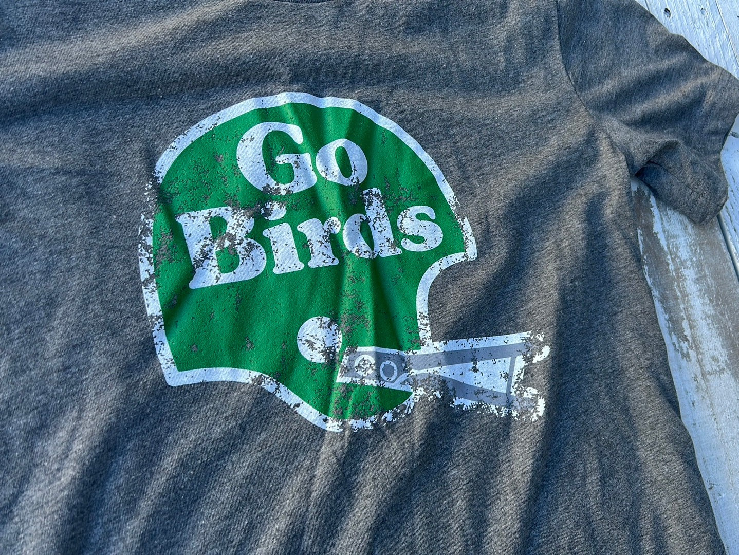 BlueRooted Go Birds Helmet Grey T