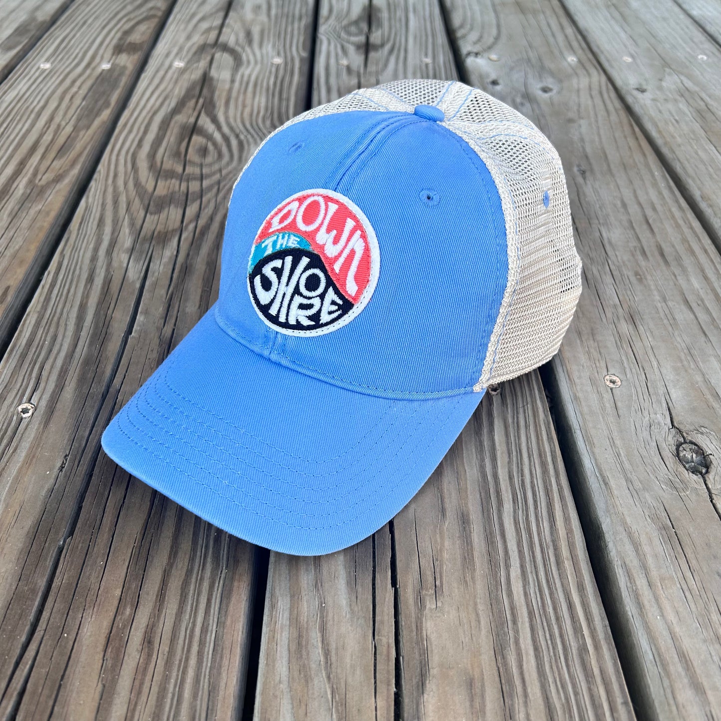 Down the Shore Swirl Riptide Trucker
