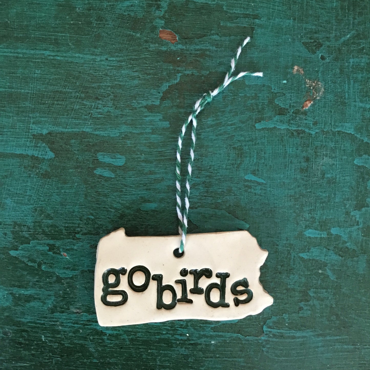 Go Birds Ceramic Ornament