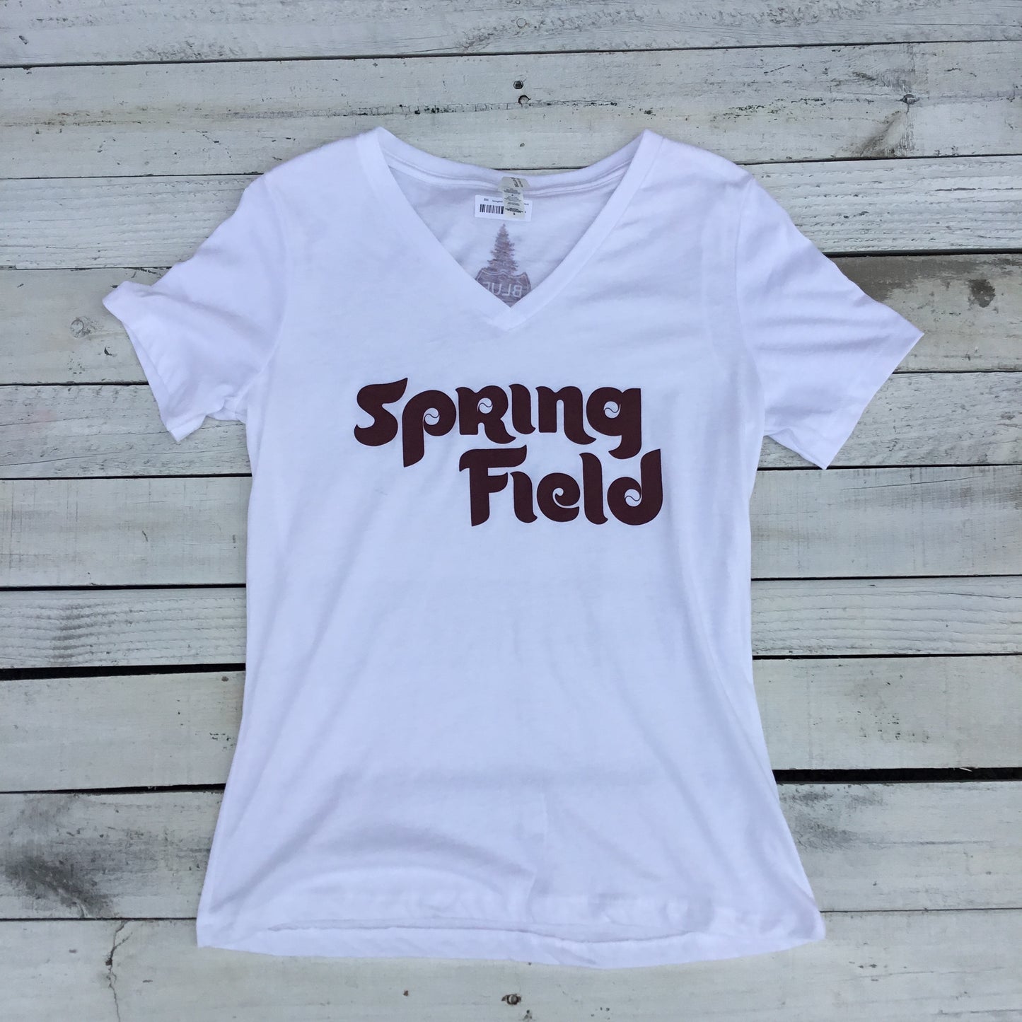 Springfield Phils Script Ladies V Neck