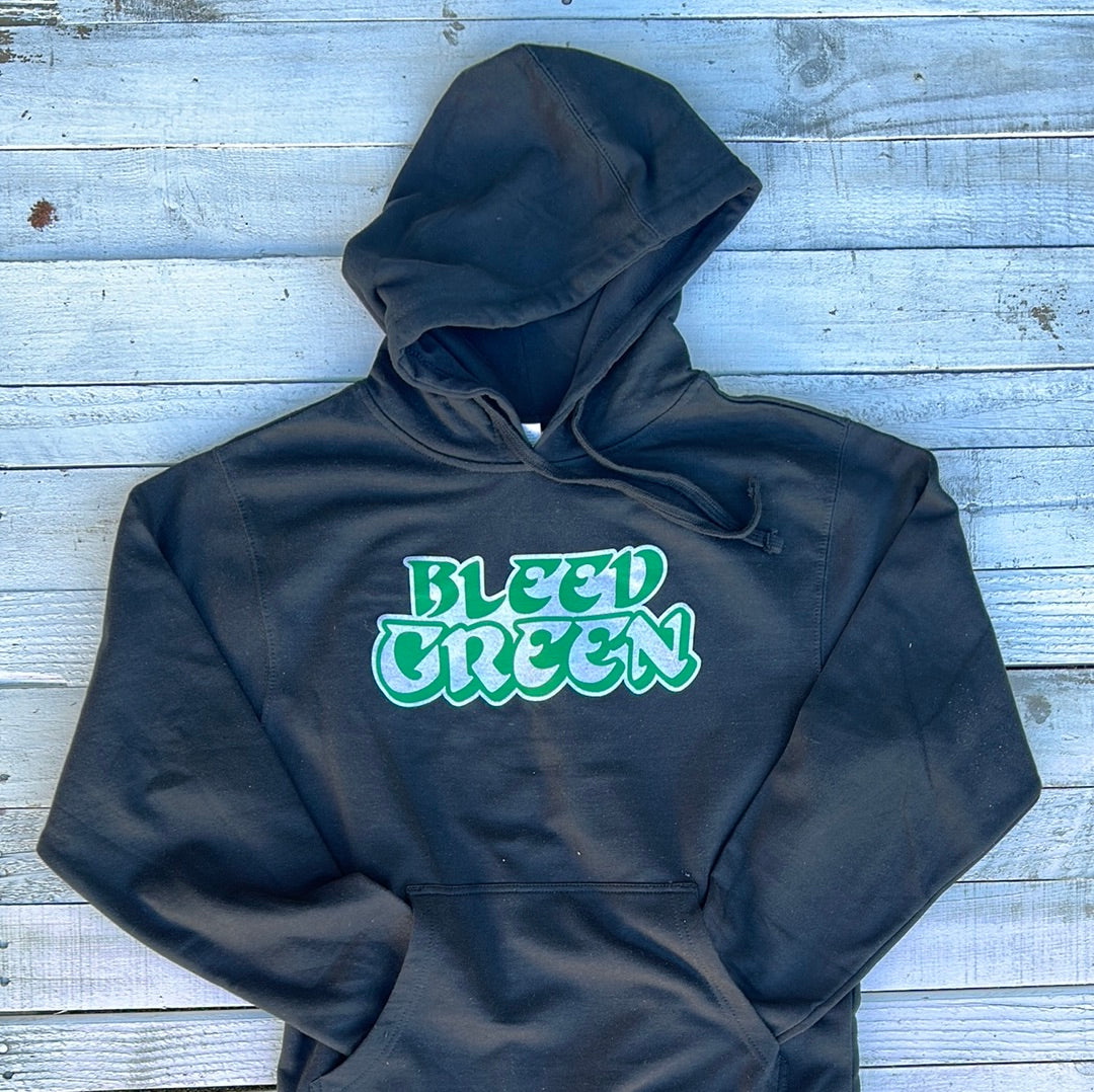 BlueRooted Bleed Green Black Sweatshirt