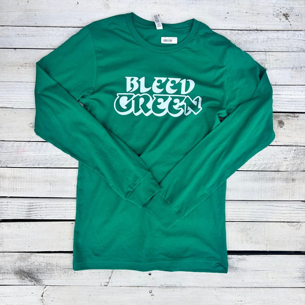 BlueRooted Bleed Green Longsleever