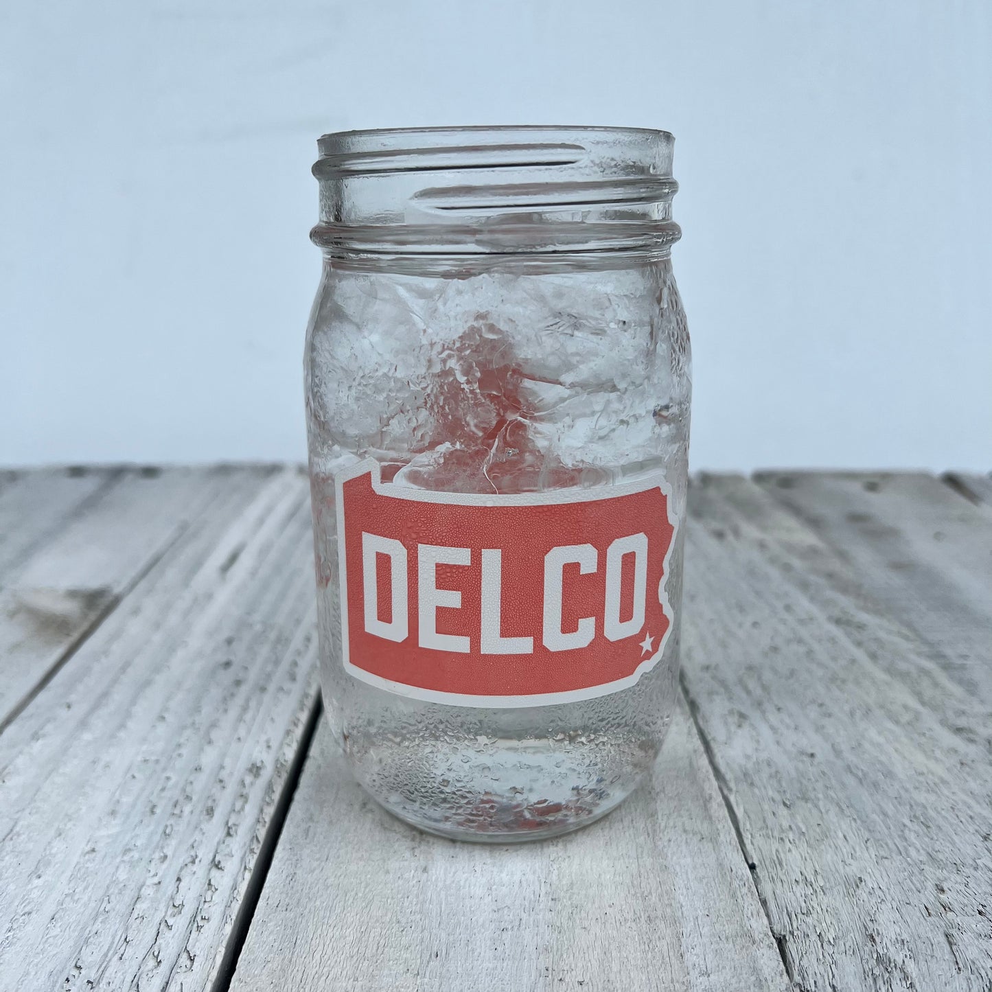 Mason Jar - DELCO Pink