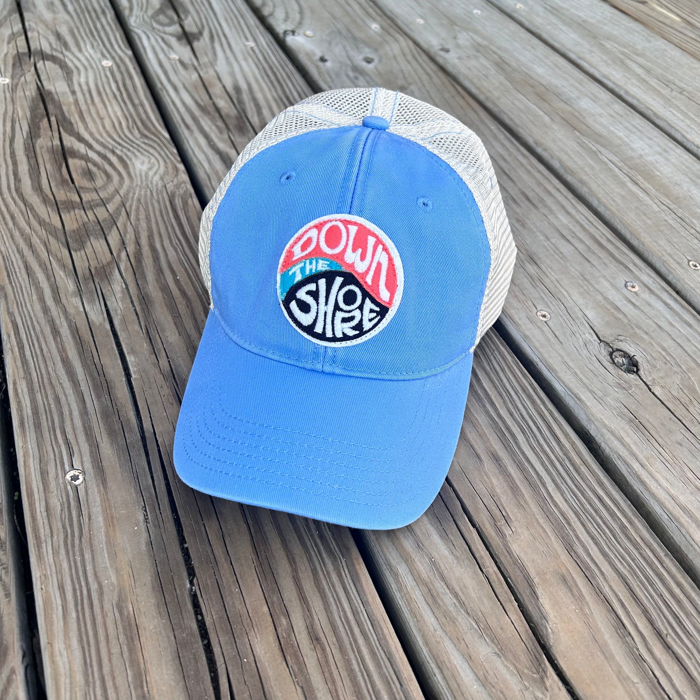 Down the Shore Swirl Riptide Trucker