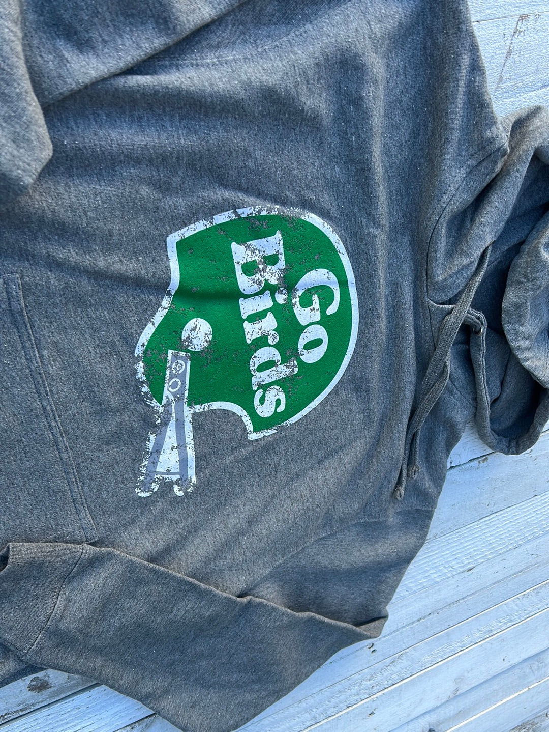 Go Birds Helmet Grey Sweatshirt