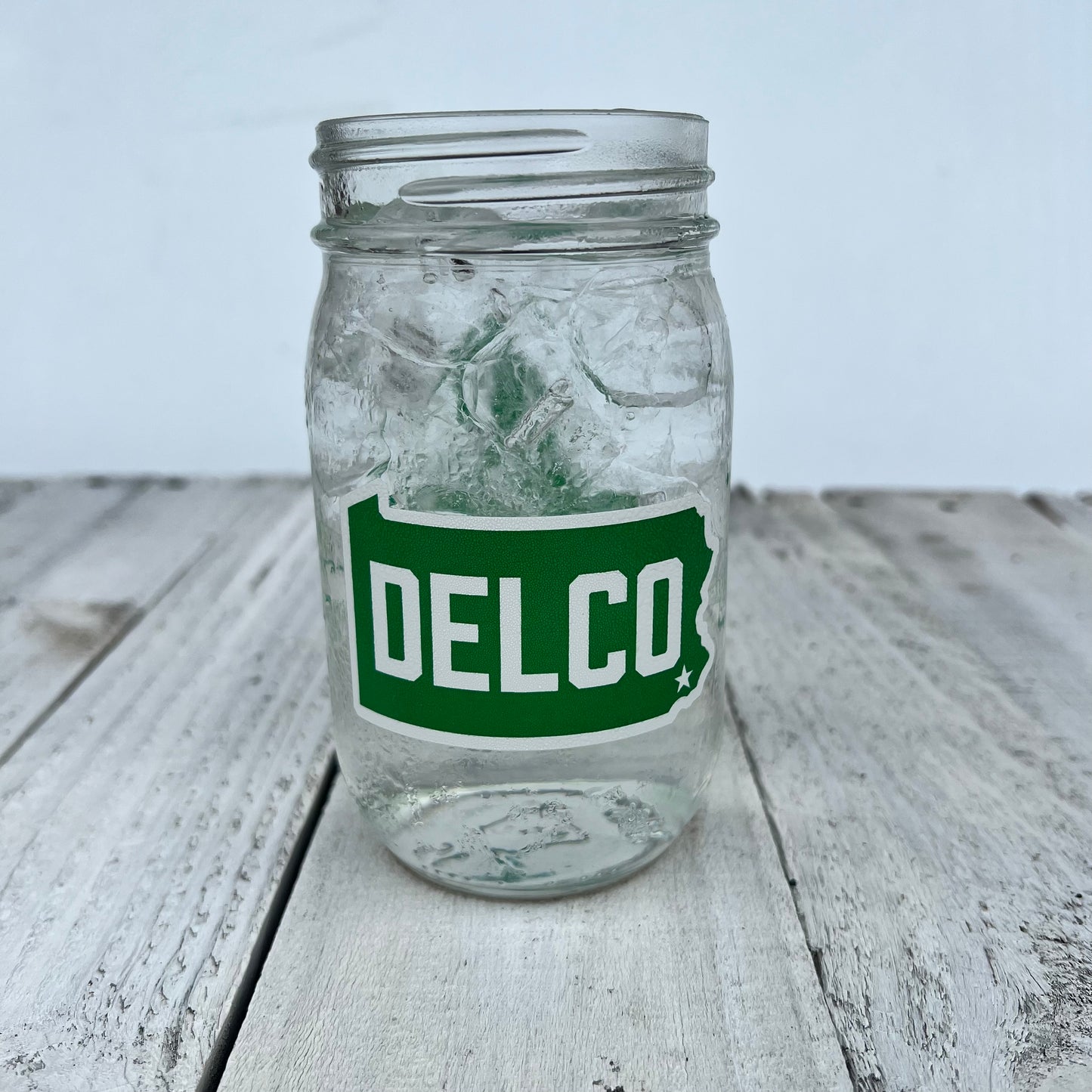 Mason Jar - DELCO Green