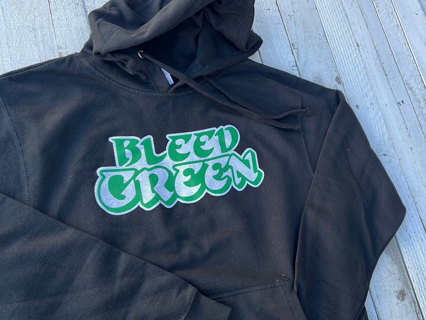 BlueRooted Bleed Green Black Sweatshirt