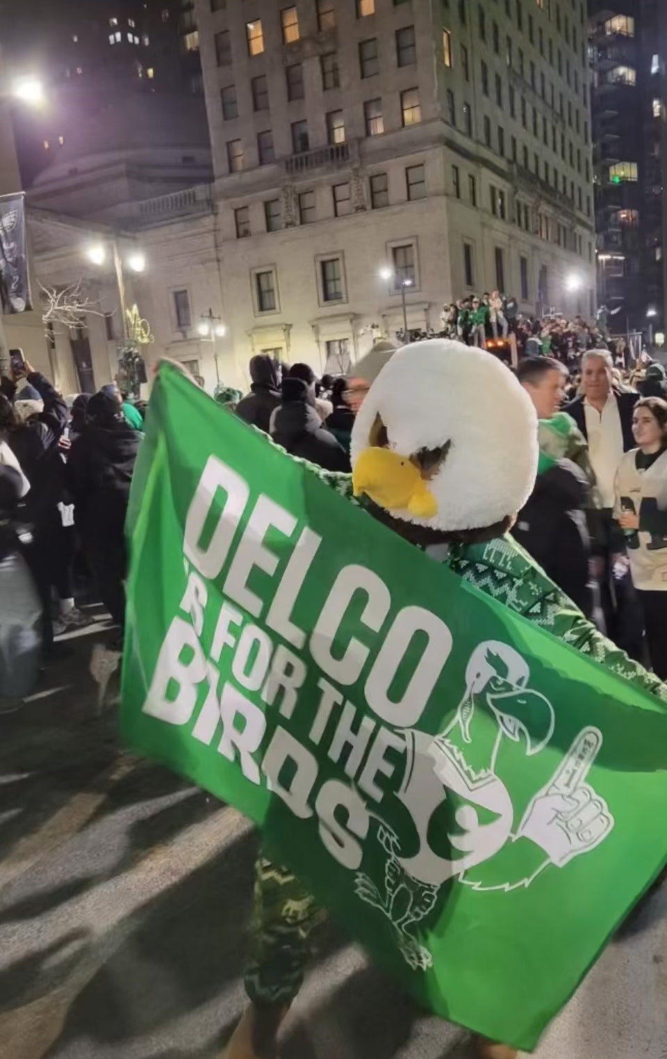 DELCO is for the Birds Big Flag