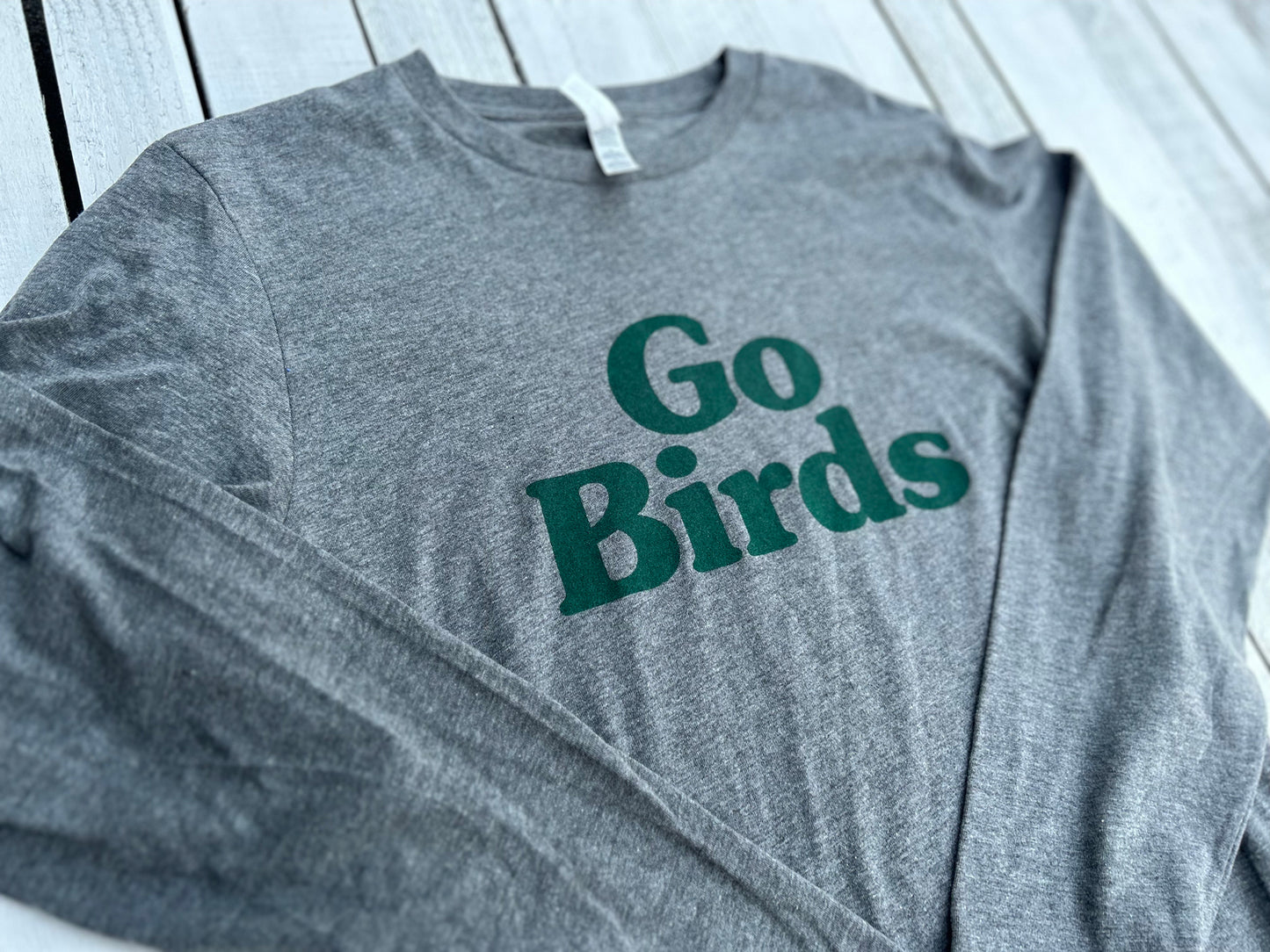 Go Birds Grey Long Sleever
