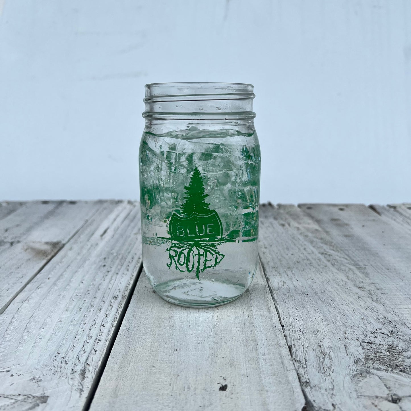 Mason Jar - Delco is for the Birds
