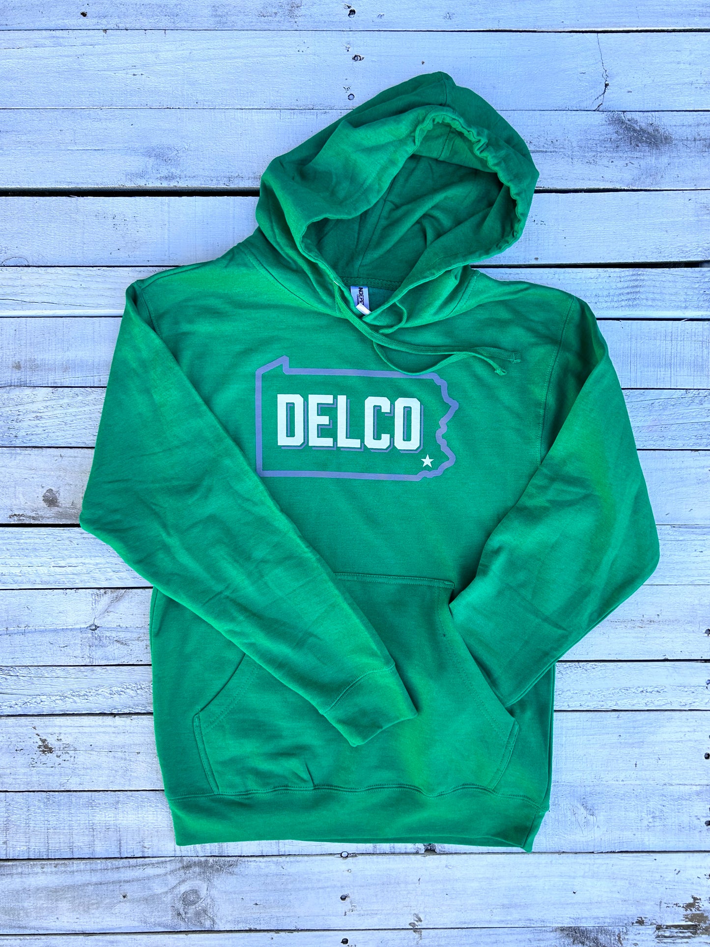 BlueRooted DELCO Kelly Green Sweatshirt