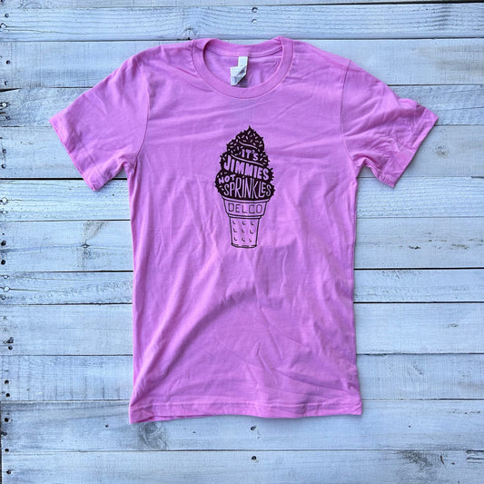 Blue Rooted It's Jimmies Not Sprinkles Pink Pomegranate