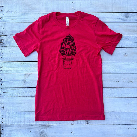 BlueRooted It's Jimmies Not Sprinkles Cherry