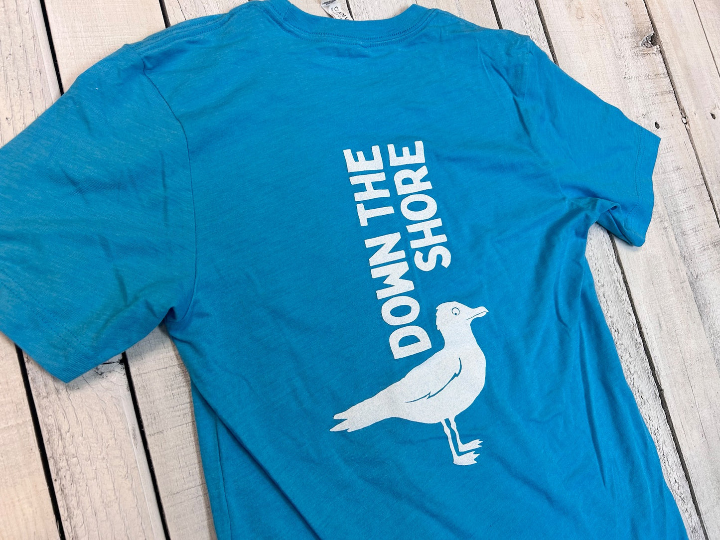 Down The Shore Seagull Sky T Shirt