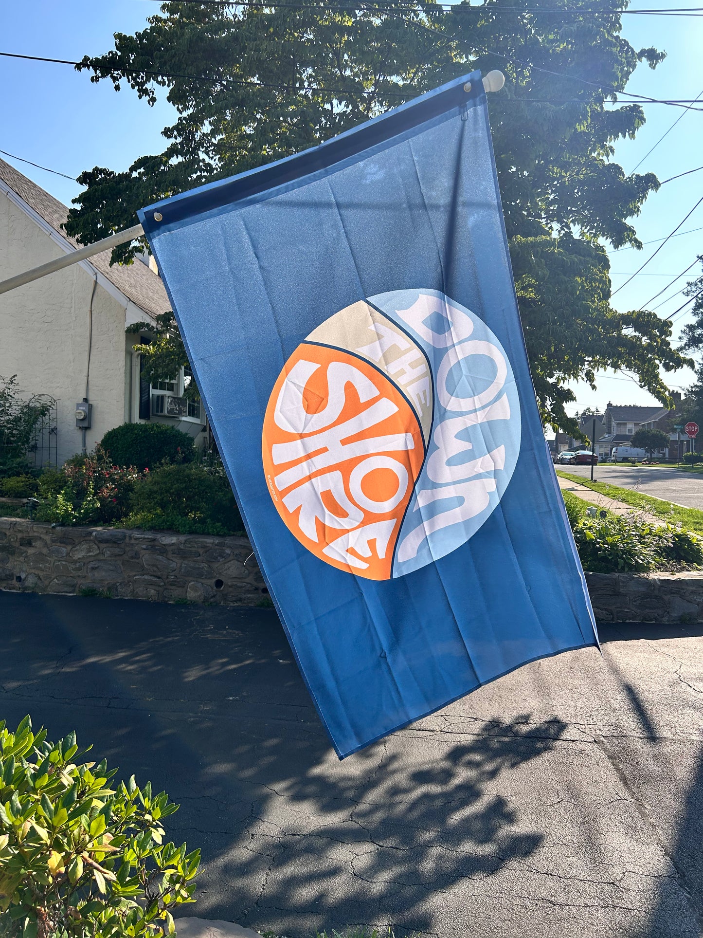Down The Shore Swirl Dusk Big Flag