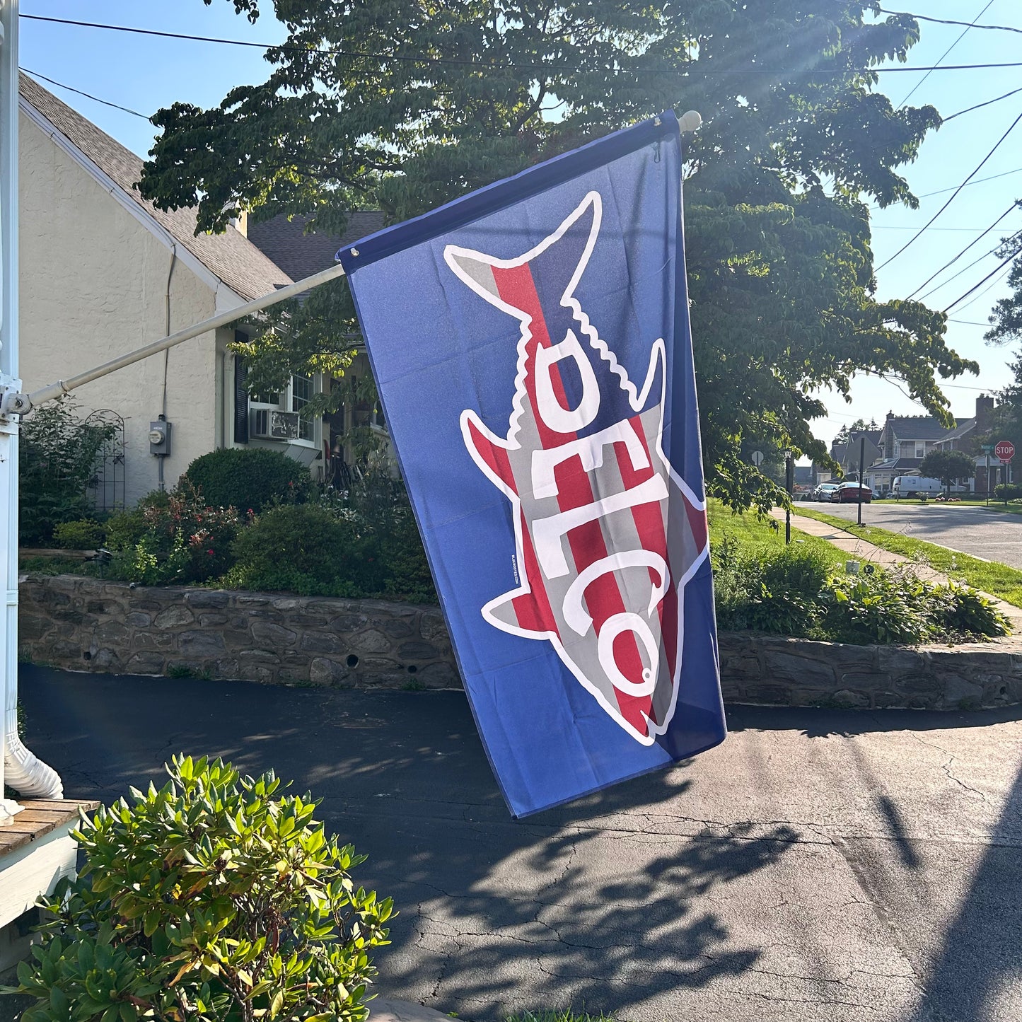 DELCO Tuna Old Glory Beach Flag