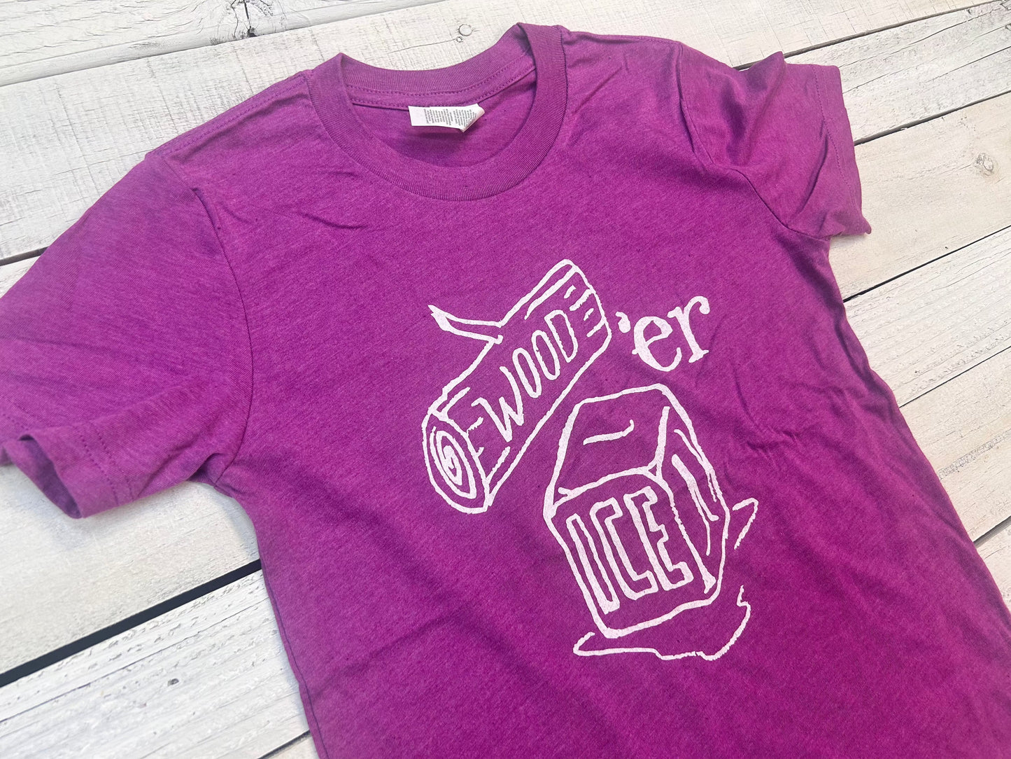 BlueRooted Wood Er Ice Pomegranate Kids