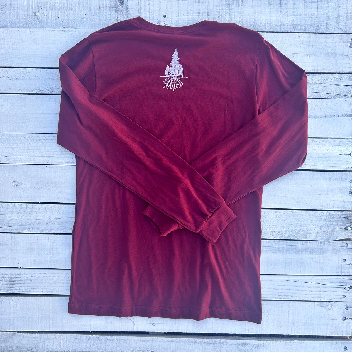 Phils Text Long Sleever Maroon