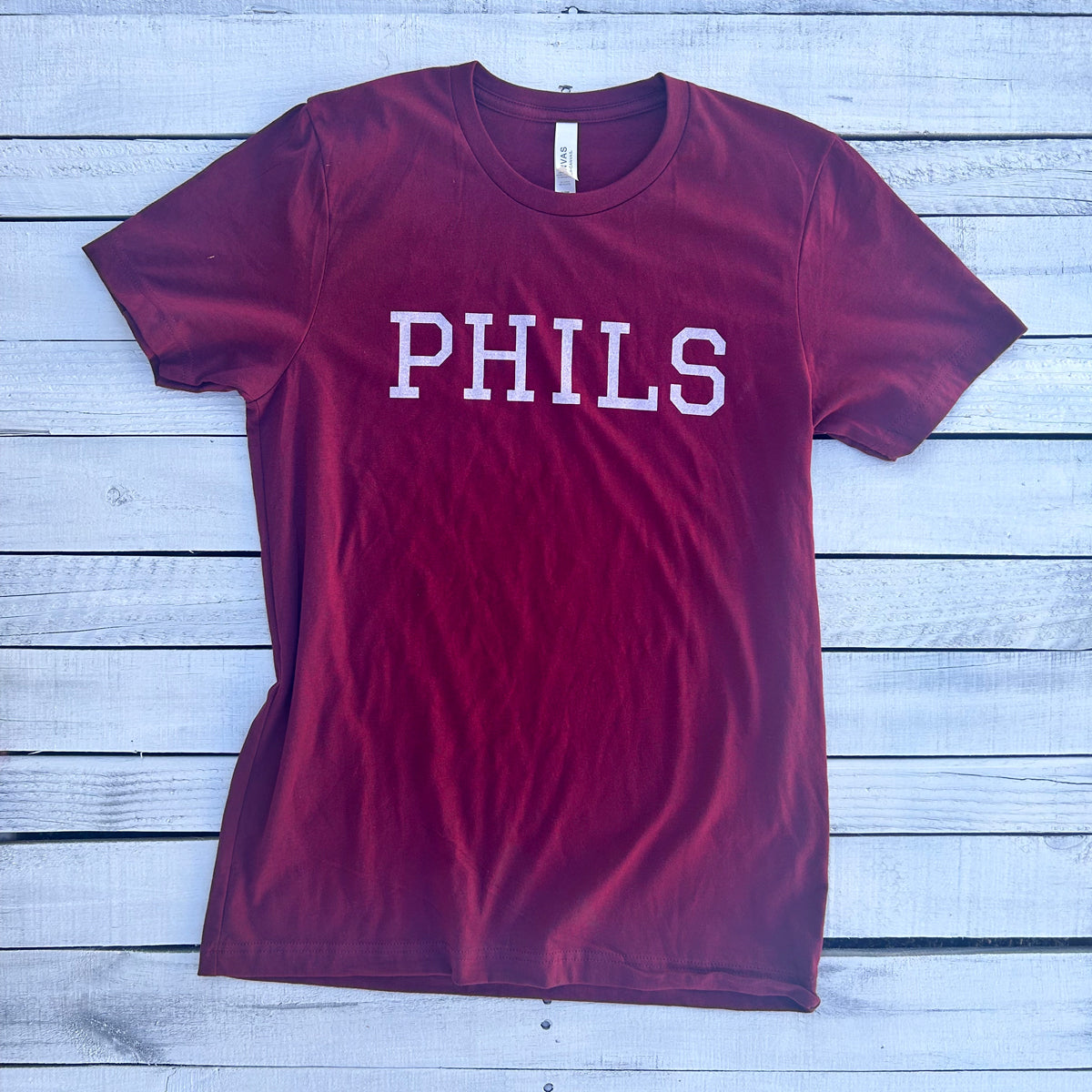 Phils Text Maroon