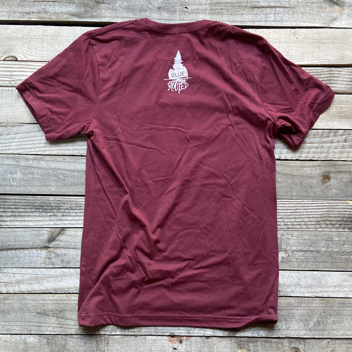 BlueRooted DELCO Phils Maroon TShirt