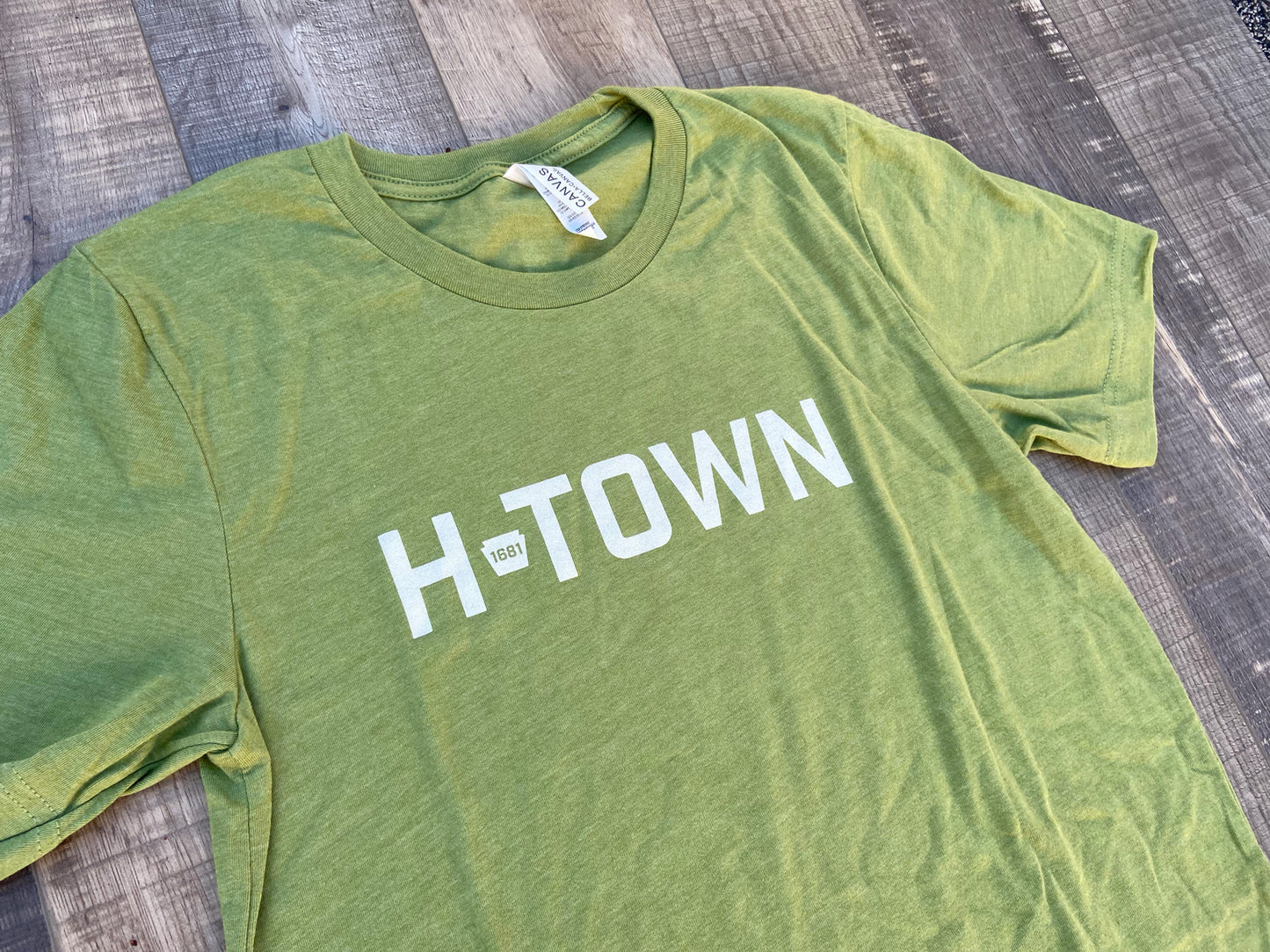 HTOWN Text Heather Green