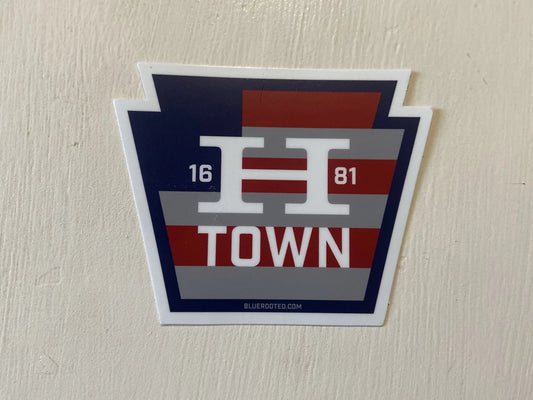 HTOWN Flag Sticker