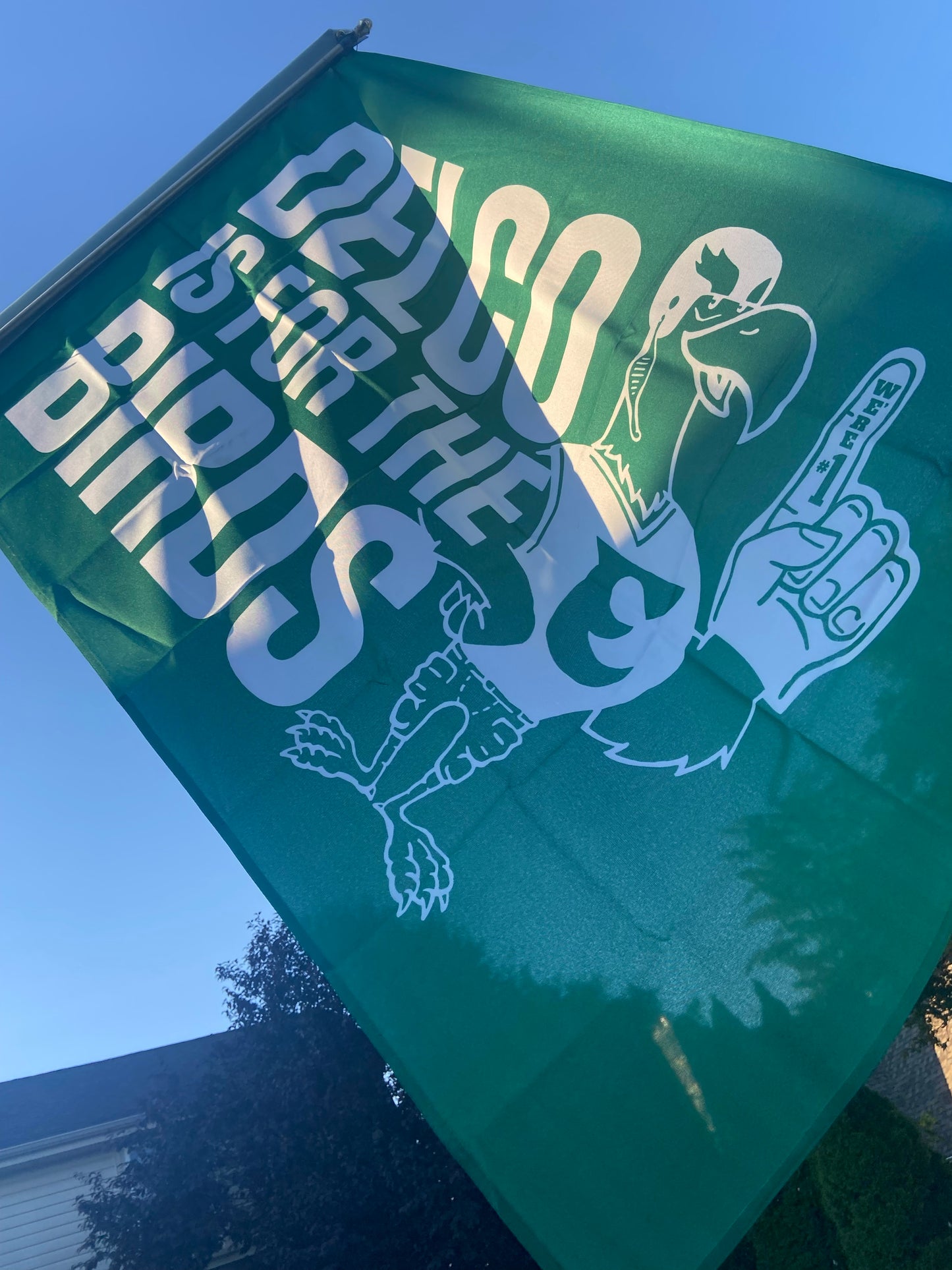 DELCO is for the Birds Big Flag