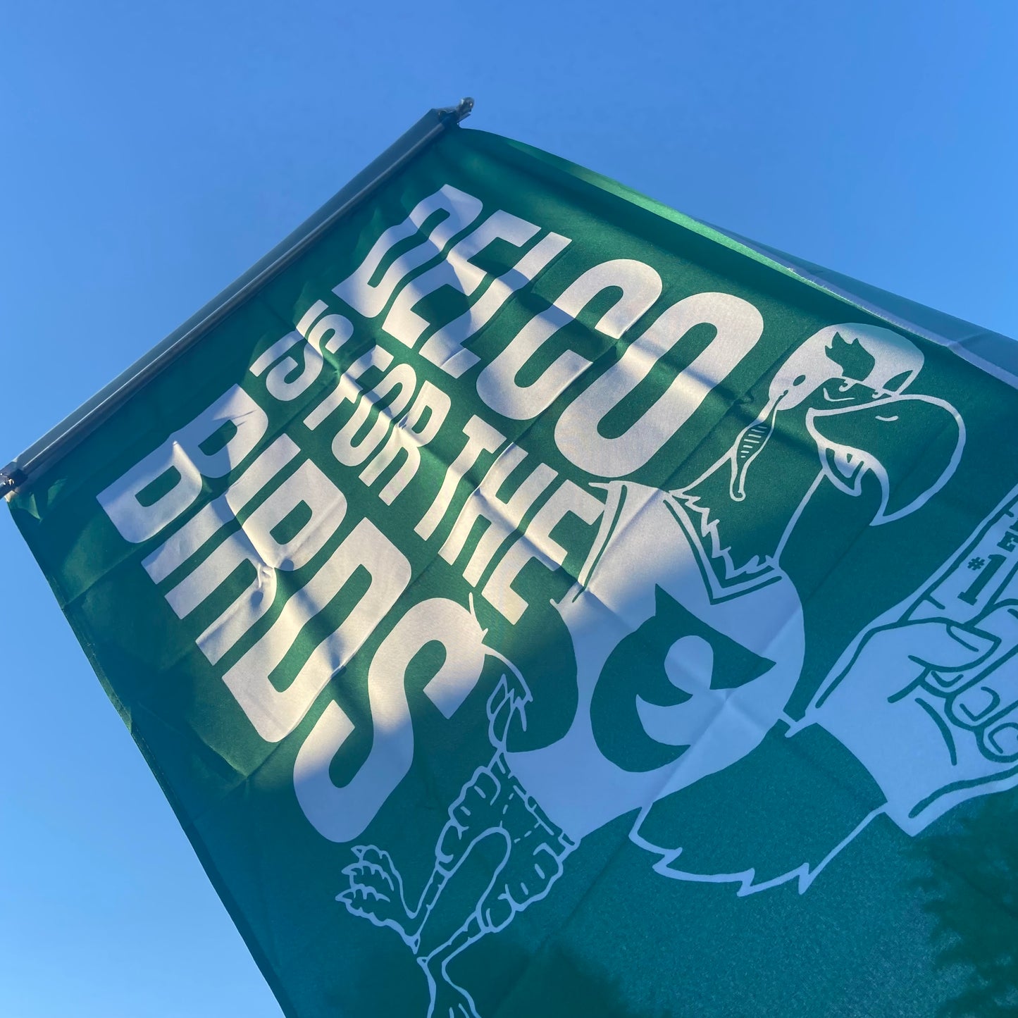 DELCO is for the Birds Big Flag