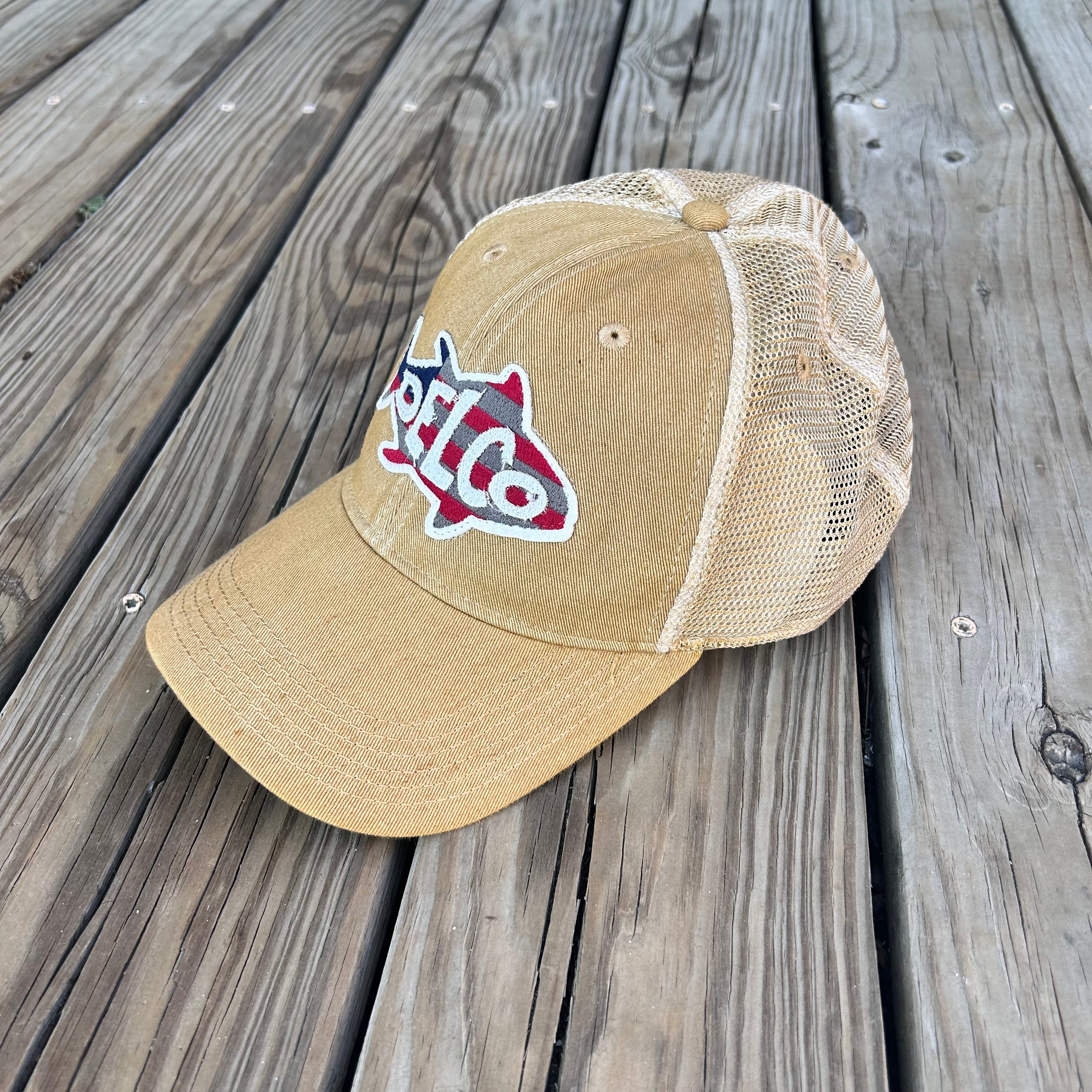 DELCO Old Glory Tuna Khaki Trucker