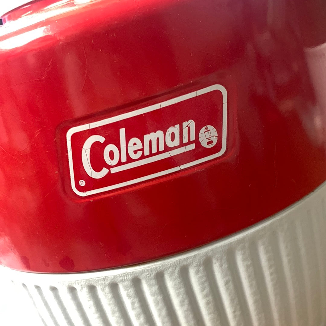 Vintage Coleman Cooler Red