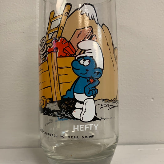 Smurf Glass-Hefty
