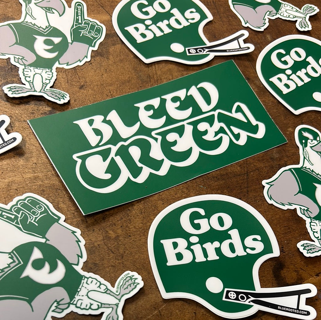 Bleed Green sticker