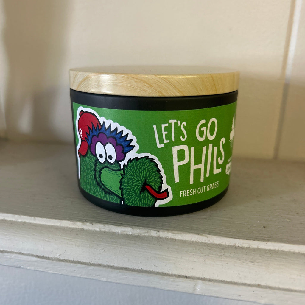 BlueRooted Let's Go Phils Candle