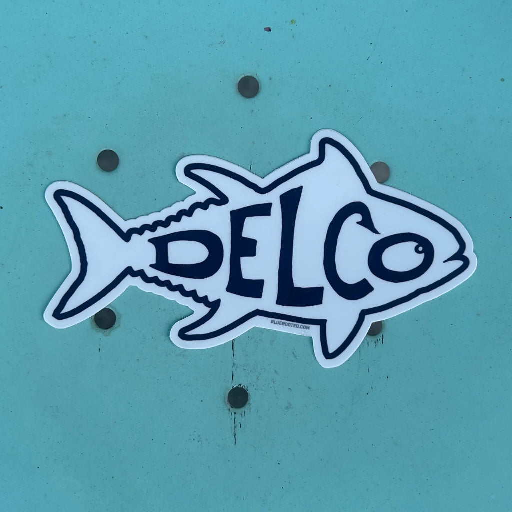 BlueRooted DELCO Tuna Sticker