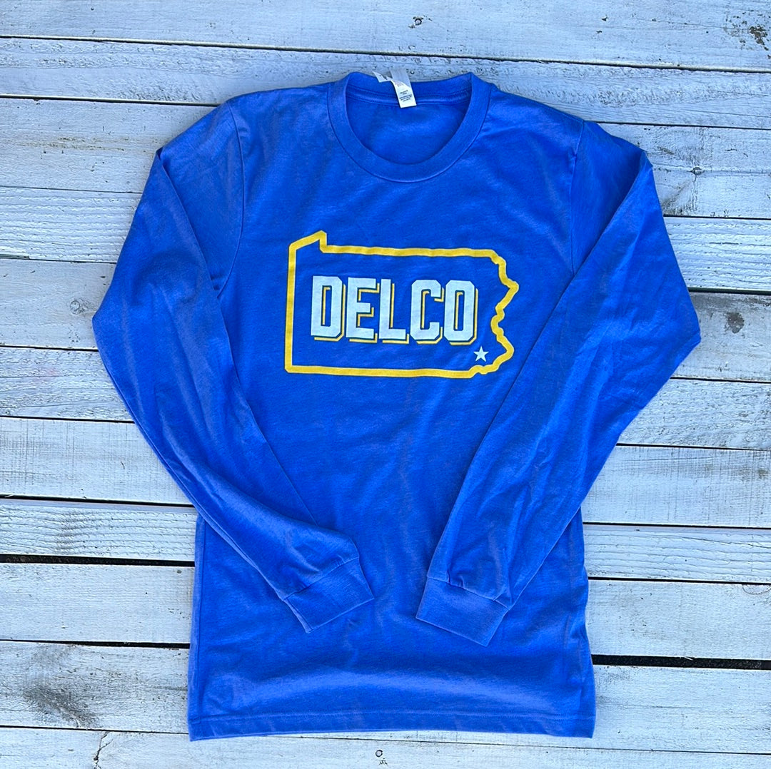 BlueRooted DELCO Cougar Blue Longsleever