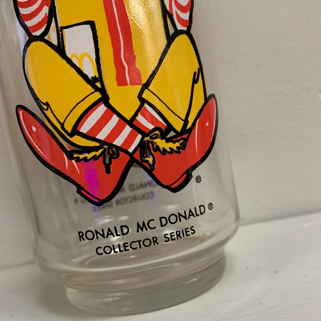 Ronald McDonald Glass