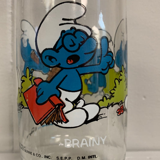 Smurf Glass-Brainy