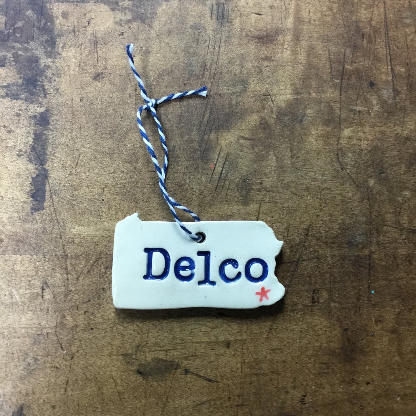 DELCO Ceramic Ornament