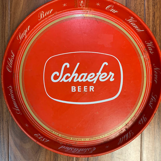 Vintage Schaefer Beer tray