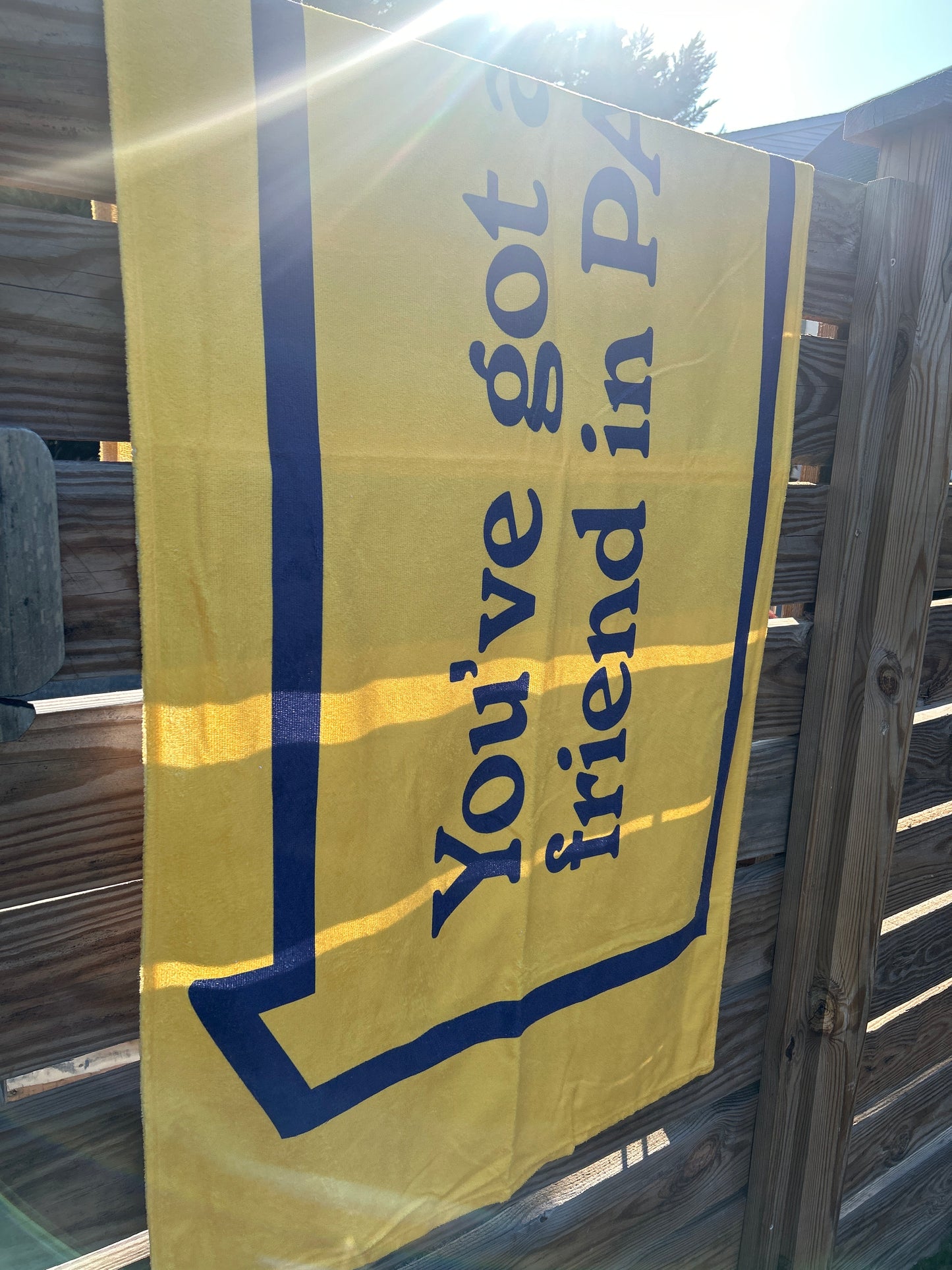 You've Got a Friend Beach Towel