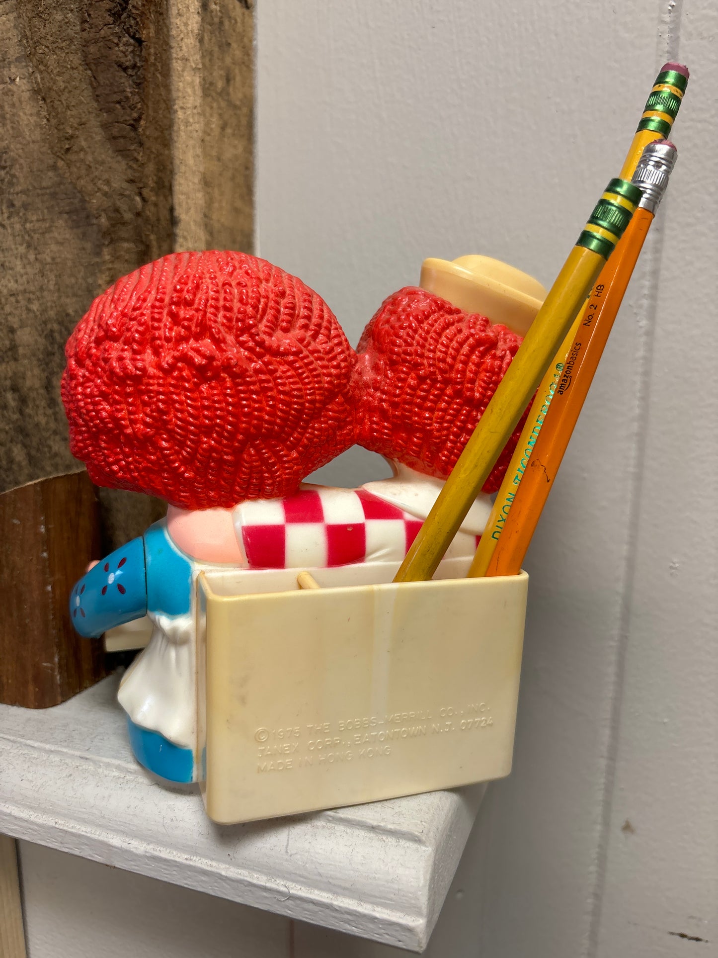 Raggedy Ann and Andy Pencil Holder