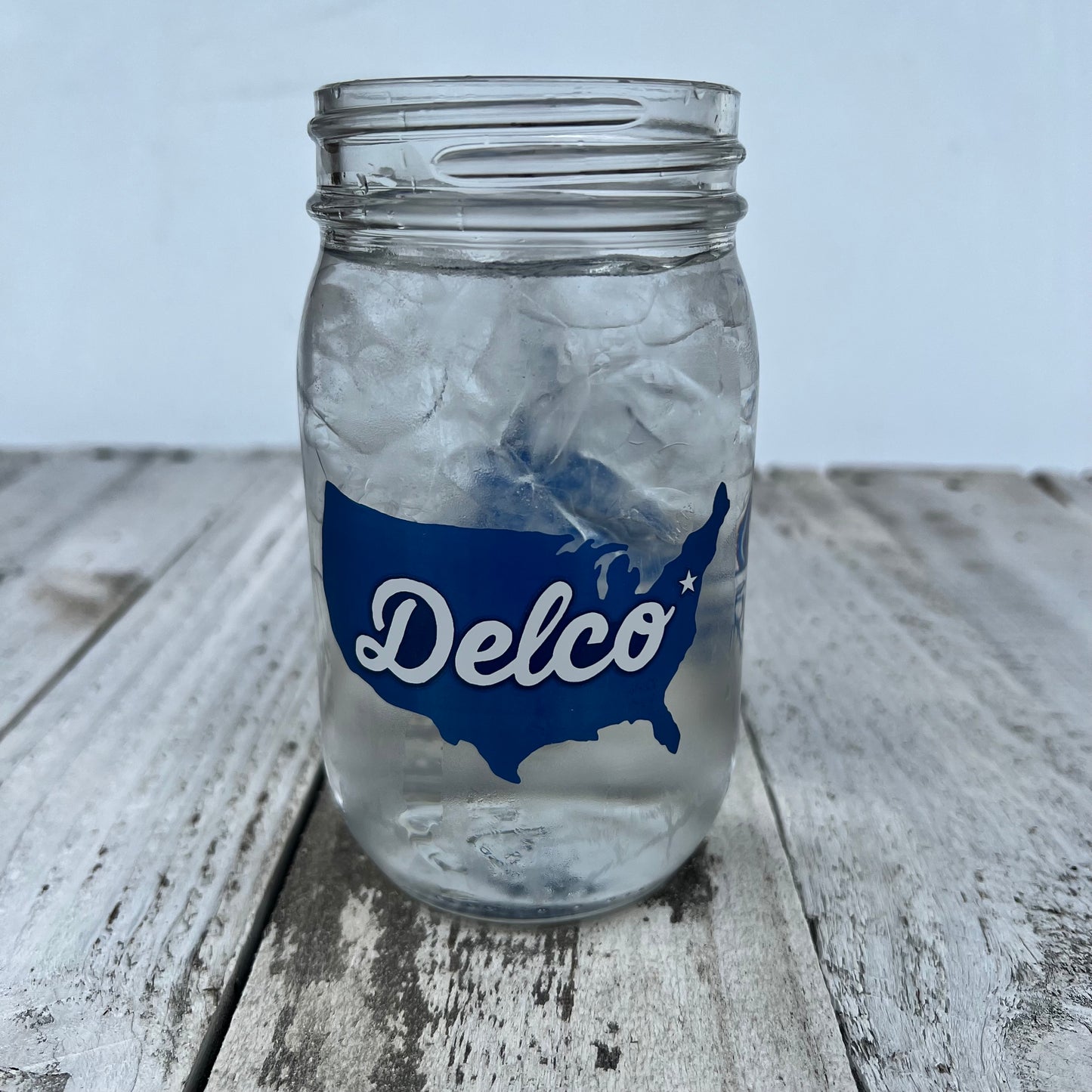 Mason Jar - DELCO BLUE USA