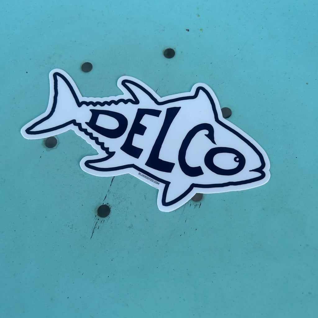 Delco Remy Stickers DELCO Tuna Sticker – Blue Rooted