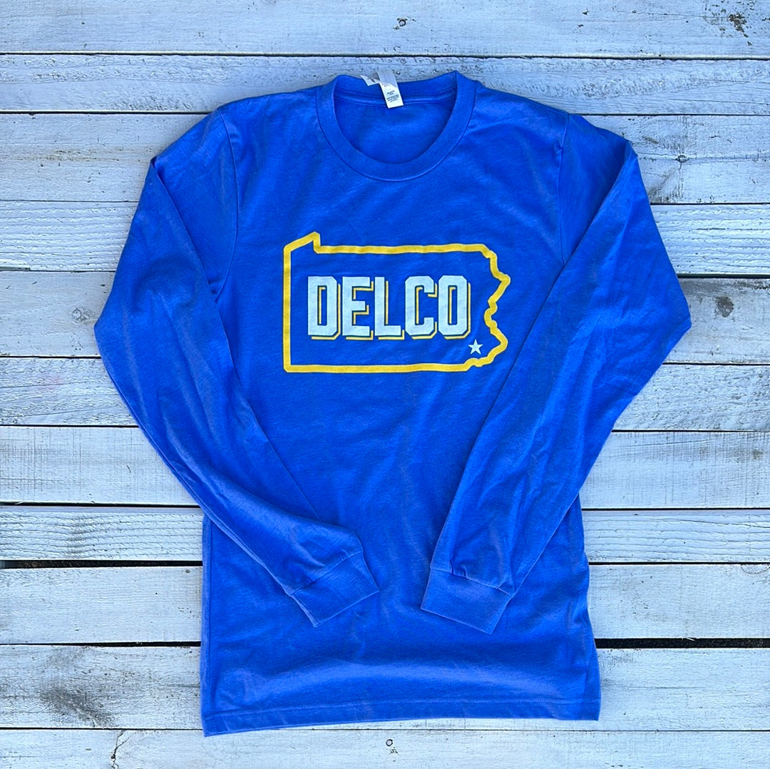 BlueRooted DELCO Cougar Blue Longsleever