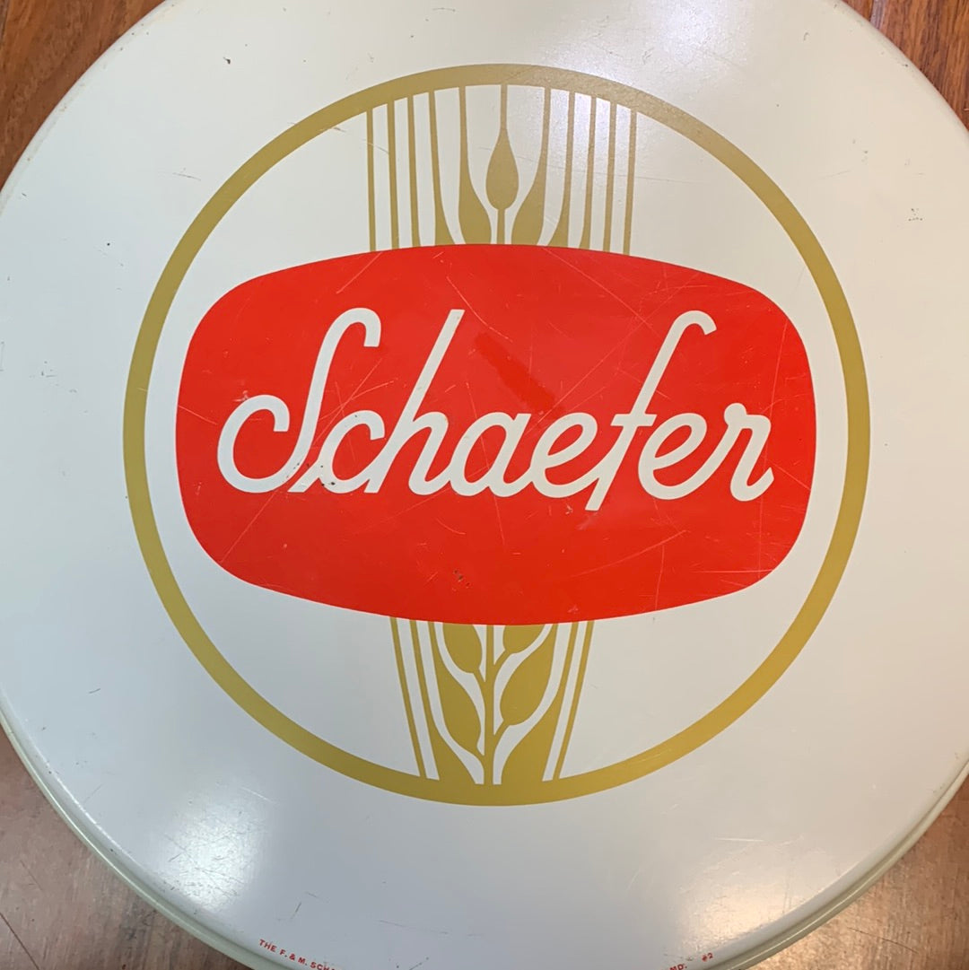 Vintage Schaefer Beer Tray Large White