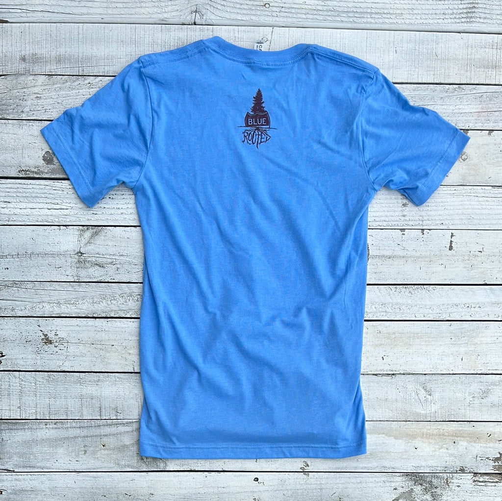 BlueRooted Beer. Baseball. Delco. Powder Blue