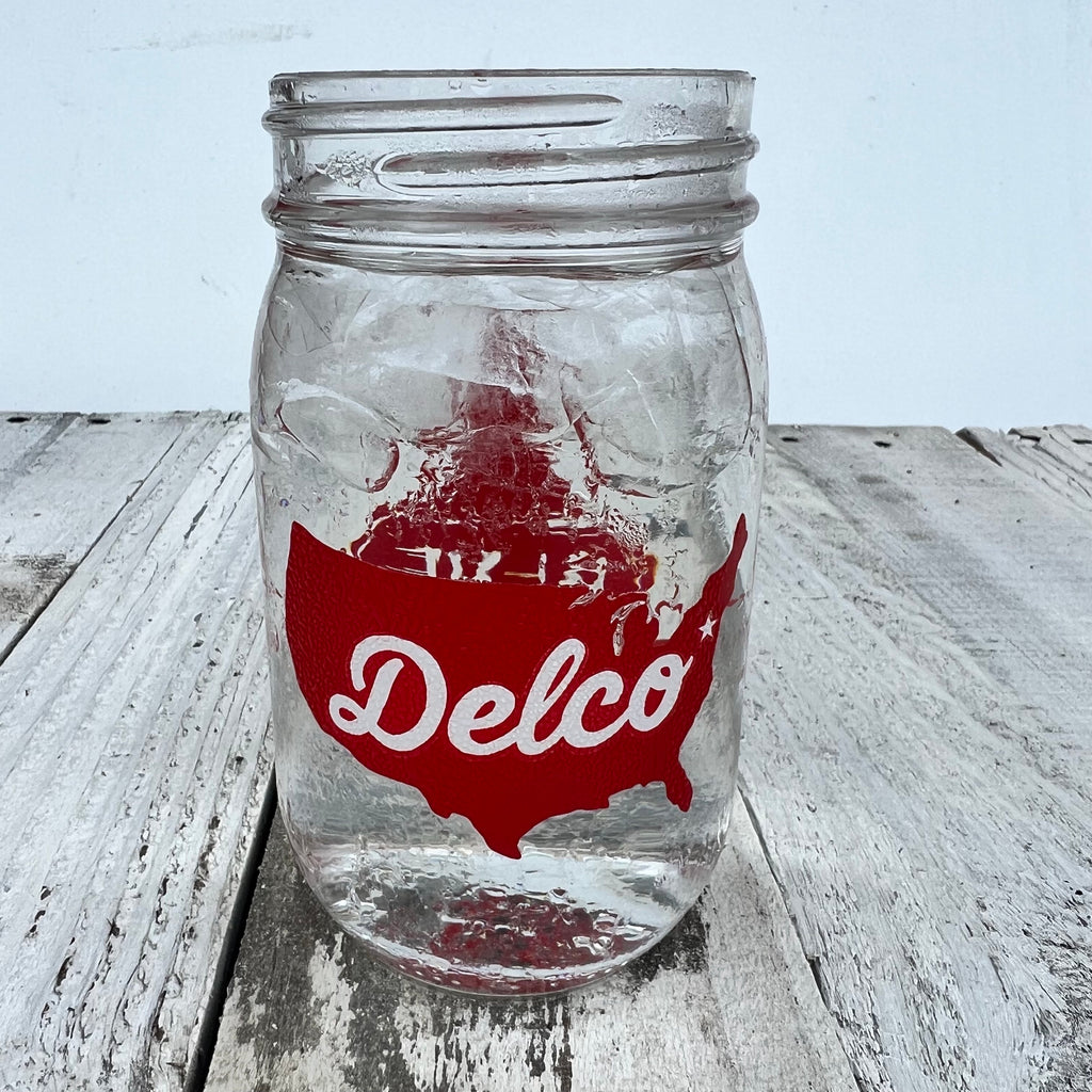 Mason Jar - DELCO RED USA