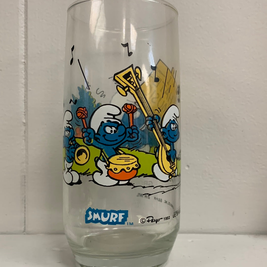 Smurf Glass-Grouchy